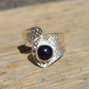 Black Onyx - Brazil 925 Ring